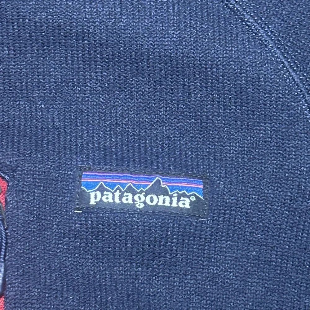 Patagonia Performance Better Sweater 1/4 Zip Fleece Men XXS Navy Blue‎ Red 25960